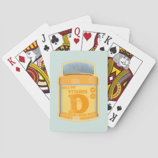 Vitamin D Kapseln Gesundheit und Wohlbefinden Spielkarten