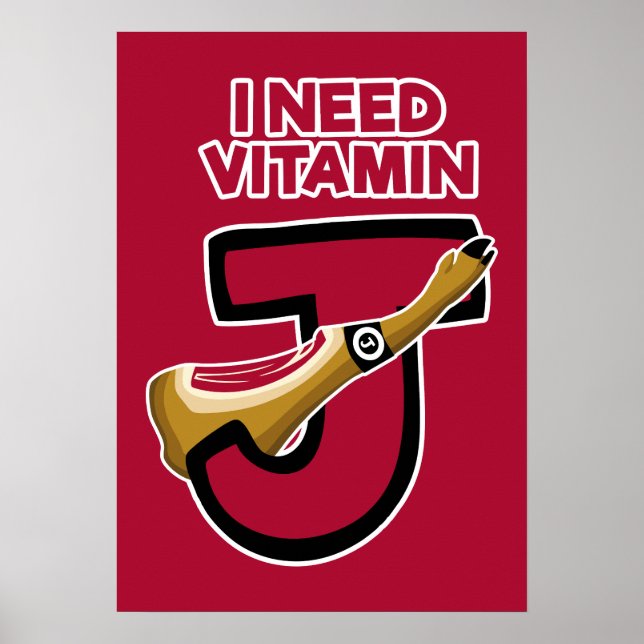 Vitamin J Poster (Vorne)