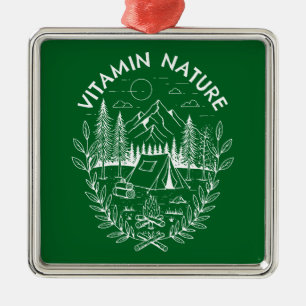 Vitamin Natur Ornament Aus Metall