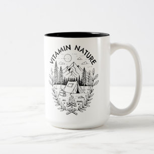 Vitamin Natur Zweifarbige Tasse