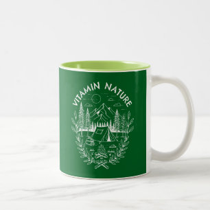 Vitamin Natur Zweifarbige Tasse