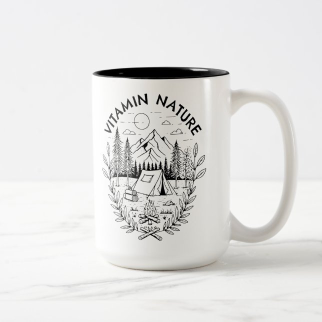 Vitamin Nature Zweifarbige Tasse (Rechts)