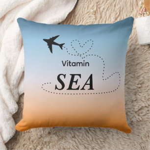 Vitamin Sea Orange Sommerfarbe Wurfkissen Kissen