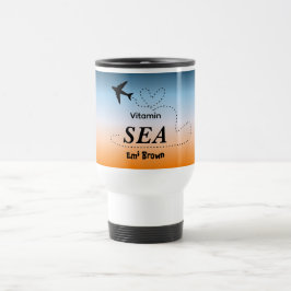 Vitamin Sea Orange Summer Color Reisebecher