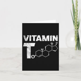 Vitamin T Testosteron Bodybuilding Gym Fitness Tra Karte