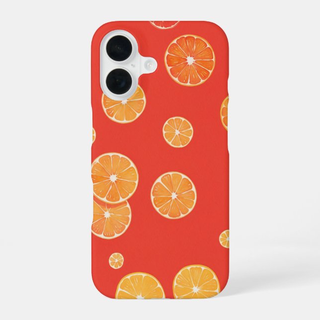 Vitamin Vibes Citrus Slices Phone Case iPhone 16 Hülle (Rückseite)
