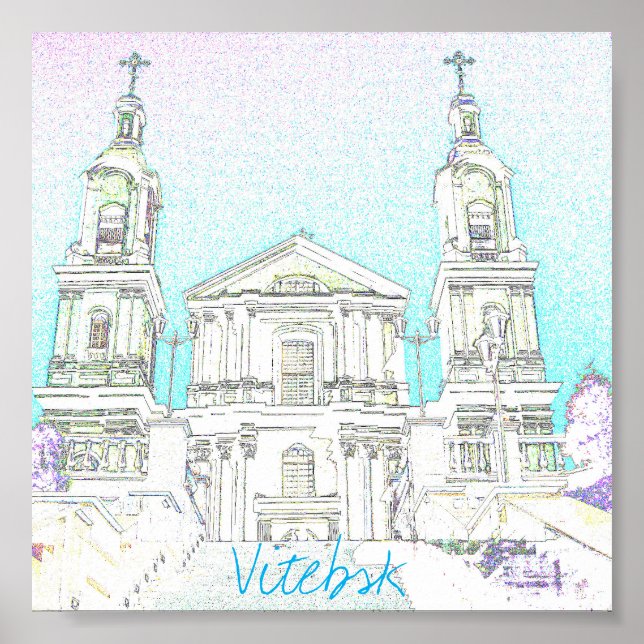 Vitebsk Church Architecture Poster (Vorne)