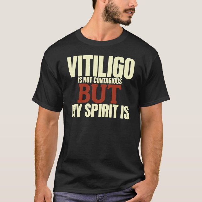 Vitiligo Bewusstseins-T-Shirt T-Shirt (Vorderseite)