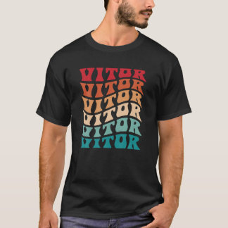 Vitor Gefärbte Krawatte Groovy Hippie 60er 70er Na T-Shirt