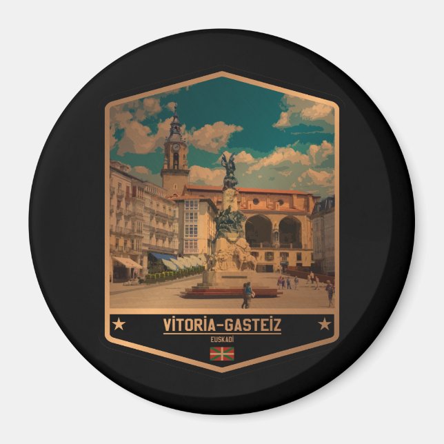 Vitoria-Gasteiz Magnet (Vorne)