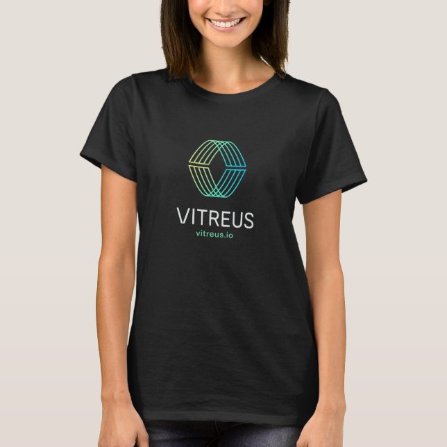 VITREUS Frauen bedrucktes TShirt (nur Vorderseite) (Vorderseite)