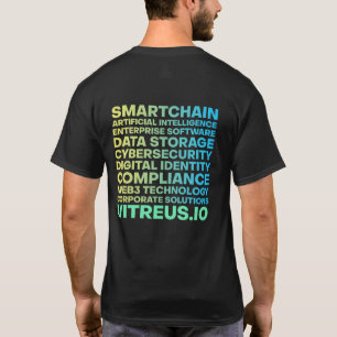 VITREUS T - Shirt (vorne und hinten)   SCHWARZ