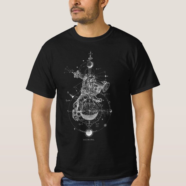 VITRIOL - Sol in Leo - okkulte heilige Geometrie T-Shirt (Vorderseite)