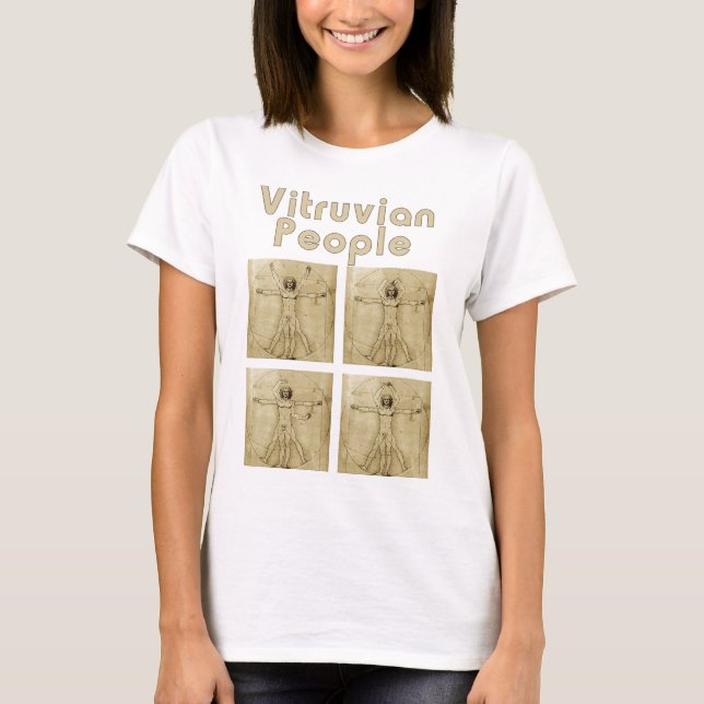 Vitruvian Leute T-Shirt (Vorderseite)