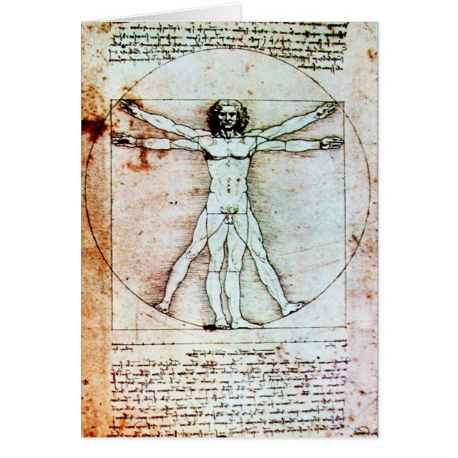 VITRUVIAN MAN Antique Perchment (Vorne)