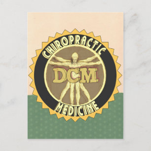 Vitruvian Man DCM Postkarte