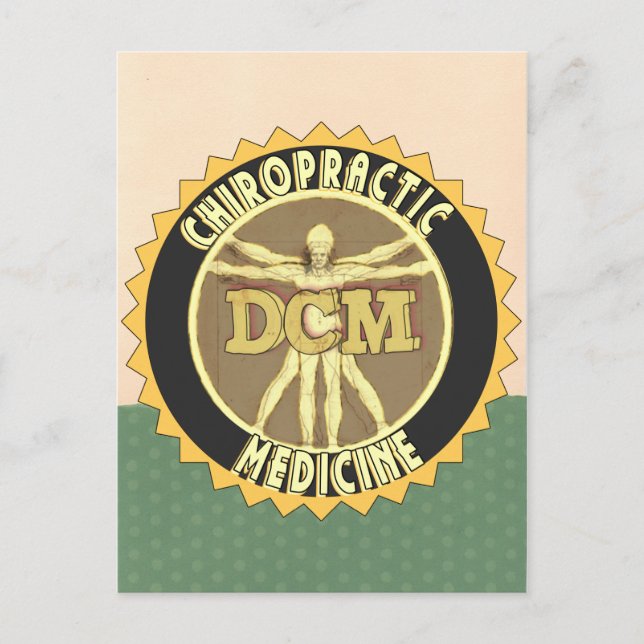 Vitruvian Man DCM Postkarte (Vorderseite)