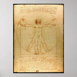 Vitruvian Man Poster