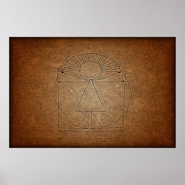 Vitruvian Man Poster (Vorne)