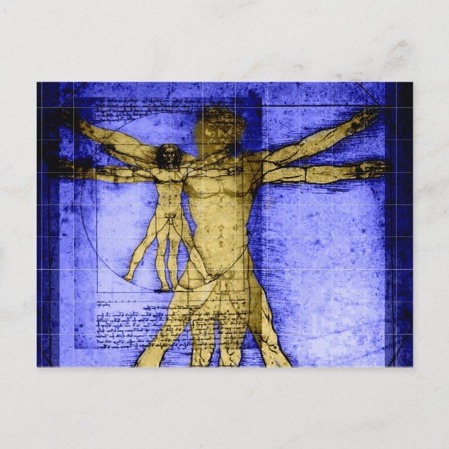 Vitruvian Man Postkarte (Vorderseite)