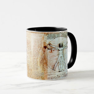 VITRUVIAN MAN Tasse des antiken Denkmals