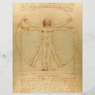 Vitruvian Man von Leonardo Da Vinci