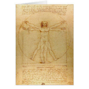 Vitruvian Man von Leonardo Da Vinci