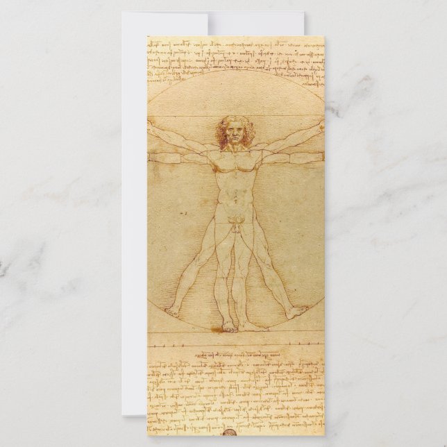 Vitruvian Man von Leonardo Da Vinci (Vorderseite)