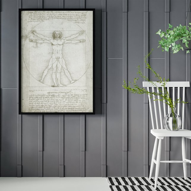Vitruvian Man von Leonardo da Vinci Poster (Von Creator hochgeladen)