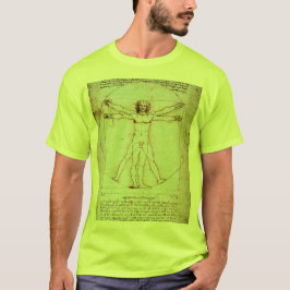 Vitruvian Man von Leonardo da Vinci T-Shirt