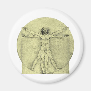 Vitruvian Mann Magnet