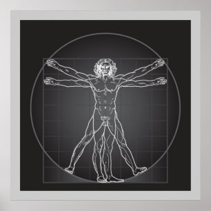 vitruvian Mannplakat Da Vinci VON 14,95 Poster