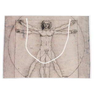 Vitruvian ManVitruvian Man, Leonardo da Vinci Große Geschenktüte
