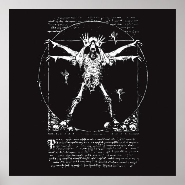 Vitruvian Pale Man Poster (Vorne)