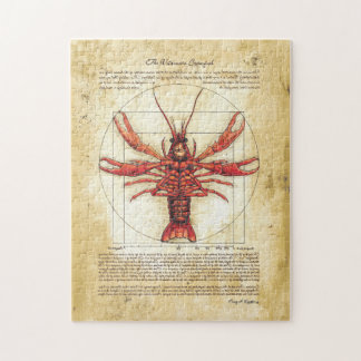 Vitruvian Panzerkrebs-Puzzlespiel Puzzle