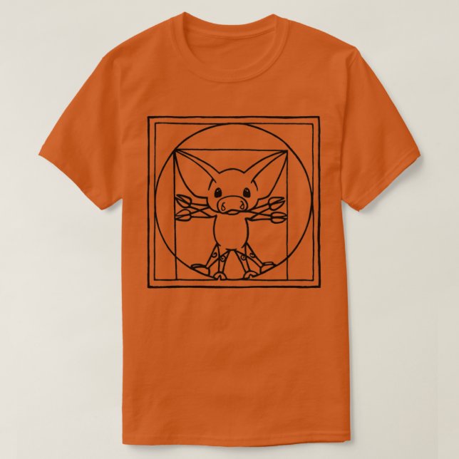 Vitruvian Pig T-Shirt (Design vorne)