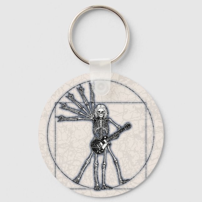 Vitruvian Skeleton Schlüsselanhänger (Vorderseite)