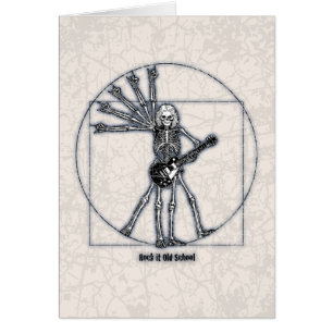 Vitruvian Skelett