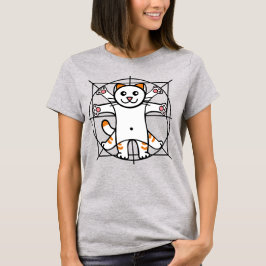 Vitruvianische Katze T-Shirt