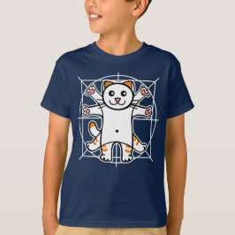Vitruvianische Katze T-Shirt