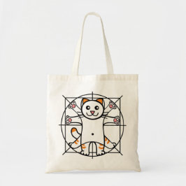Vitruvianische Katze Tragetasche
