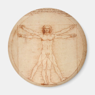 Vitruvianischer Mensch Magnet