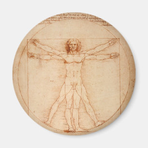 Vitruviano Man Magnet