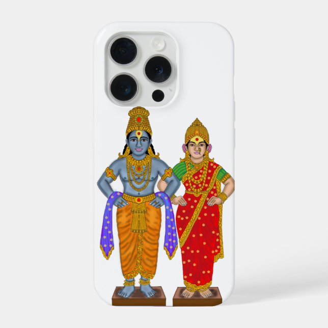 Vitthal Rukhmini Handyhülle iPhone Hülle (Rückseite)