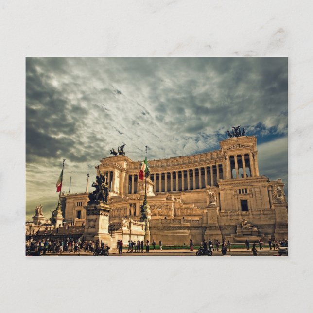 Vittorio Emanuele Denkmal Postkarte (Vorderseite)