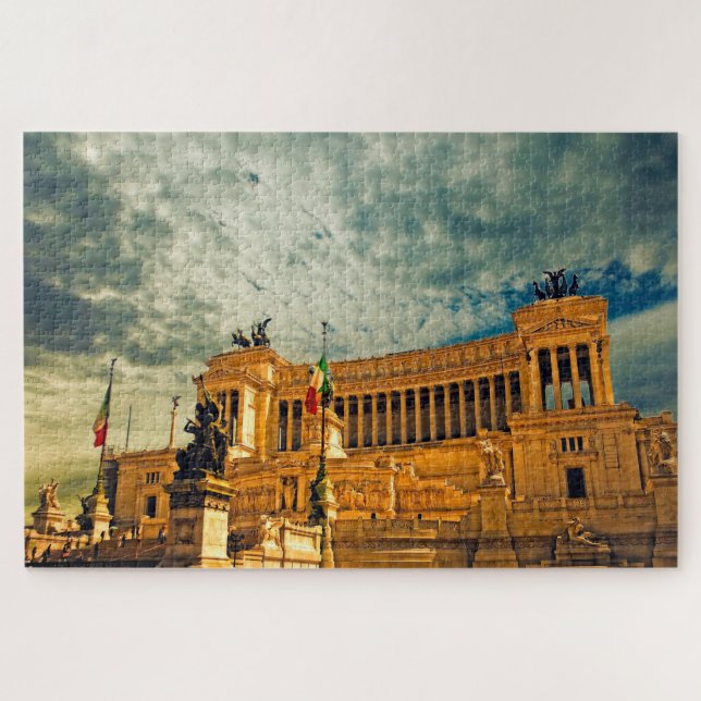 Vittorio Emanuele Denkmal Rom. Puzzle (Horizontal)