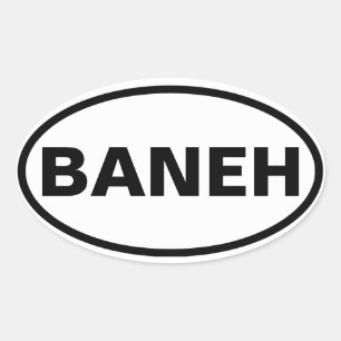 VIUR Baneh Ovaler Aufkleber
