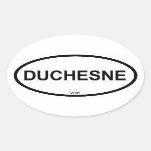 VIUR Duchesne Ovaler Aufkleber