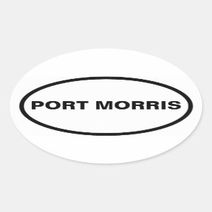 VIUR Port Morris Ovaler Aufkleber