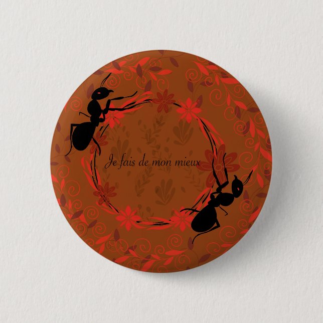 Viurmi, Bejahung positiv, Phrase inspirante Button (Vorderseite)